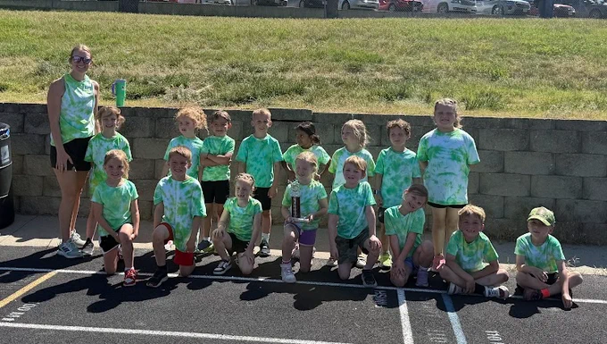 Mrs. Berner's class won the Kindergarten speed relay