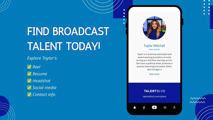 TalentBlvd Taylor Mitchell journalist