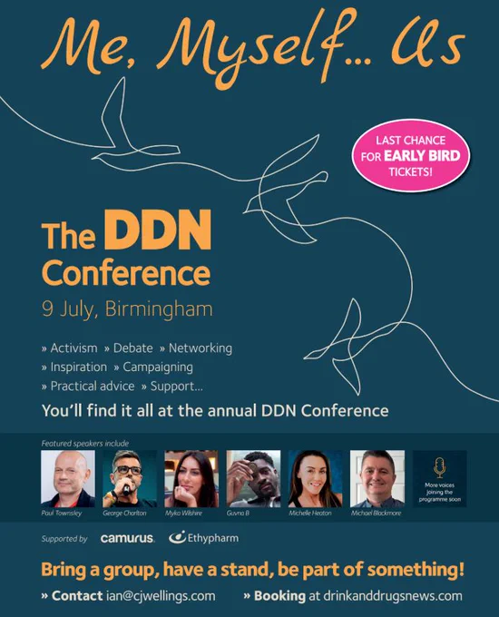 https://www.drinkanddrugsnews.com/the-ddn-conference-2026/

#harmreduction #recovery #birmingham 