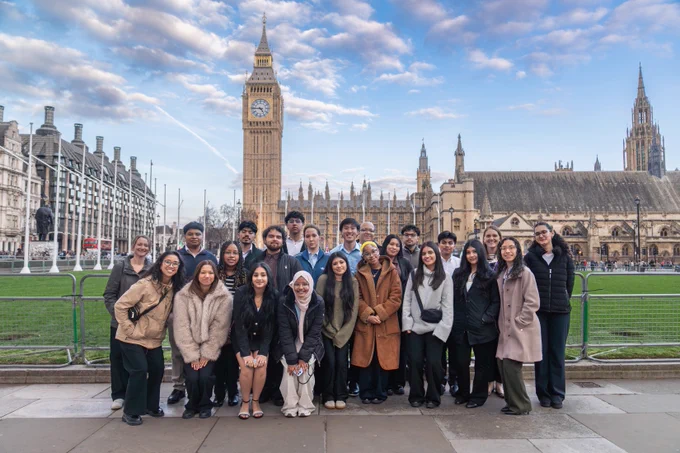 The first Global Career Launch cohort poses for a picture