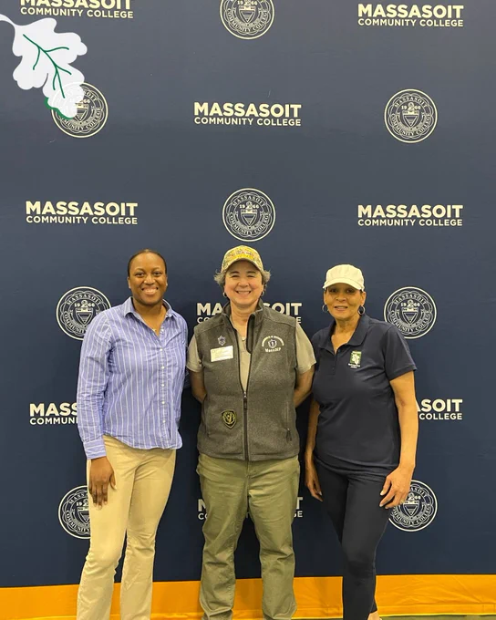 MassDEP team members at Massasoit Community College