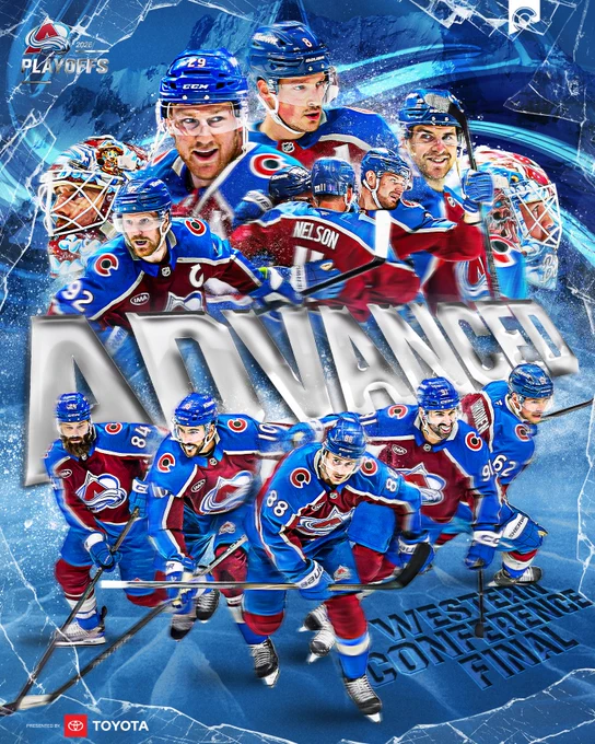 ADVANCED TO WESTERN CONFERENCE FINAL

Presented by Toyota
