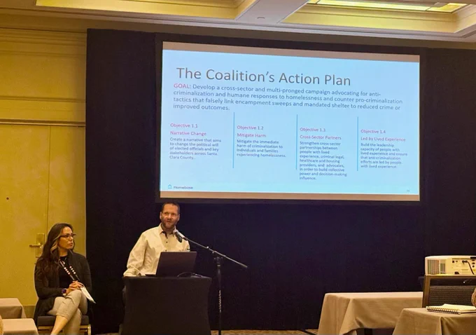 Destination: Home’s Chad Bojorquez presenting on: Narrative Change: Housing First and Combatting the Criminalization of Homelessness.  