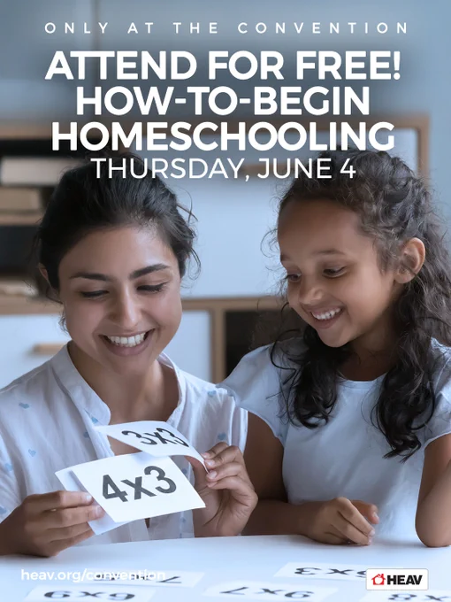 You don’t have to have homeschooling all figured out before you begin.

At the 43rd Annual Virginia Homeschool Convention, our FREE Begin Homeschool Workshops are designed for families who are exploring homeschooling and looking for real guidance.