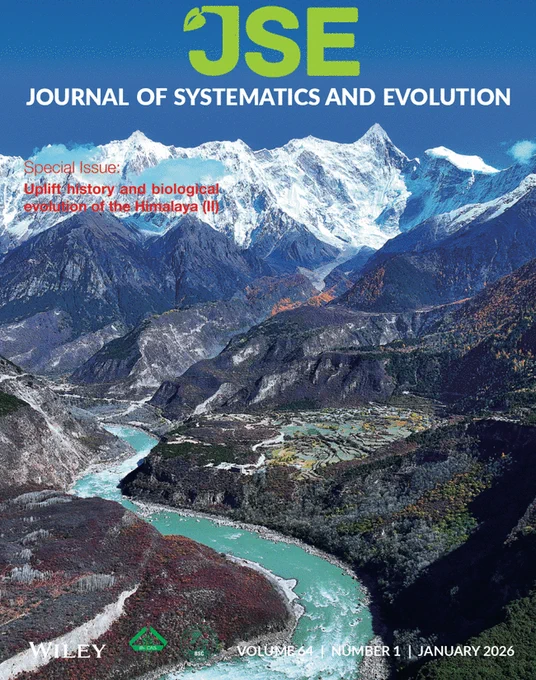 The cover of the January issue of JSE features a stunning image that captures the dramatic Tsapong gorge below Namcha Barwa in the Himalaya, where a staggering 4000-meter difference in elevation drives striking changes in flora and highlights the incredible ecological diversity of the area. Photo courtesy of Jian Huang.