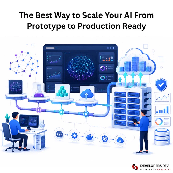 Most AI projects fail when moving from prototype to production due to scalability & infrastructure gaps.

Learn how to build production-ready AI systems with confidence

https://www.developers.dev/tech-talk/the-production-ready-ai-checklist-from-prototype-to-scalable-deployment.html

#AI #MLOps #MachineLearning #DataScience #DevelopersDev