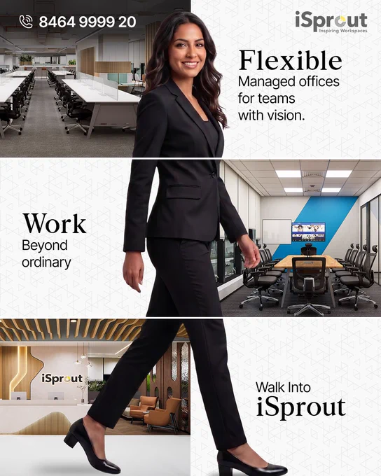 Walk Into iSprout. Work Beyond Ordinary.
Flexible managed offices for teams with vision.


