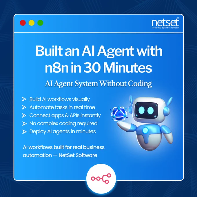 🚀 Built an AI Agent with n8n in just 30 minutes