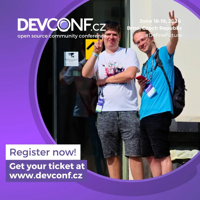 Register for DevConf.CZ 2026!