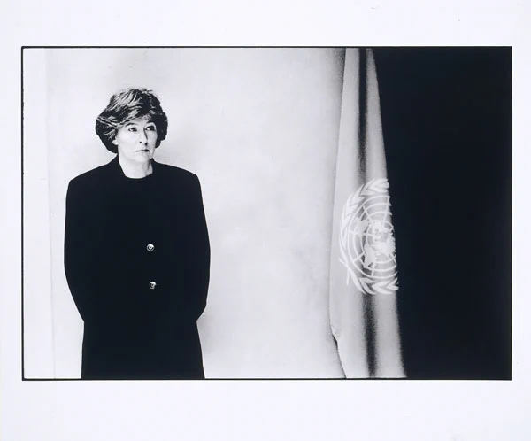 Portrait of Louise Arbour by Bryan Adams (1999). Reproduction authorized by Bryan Adams.