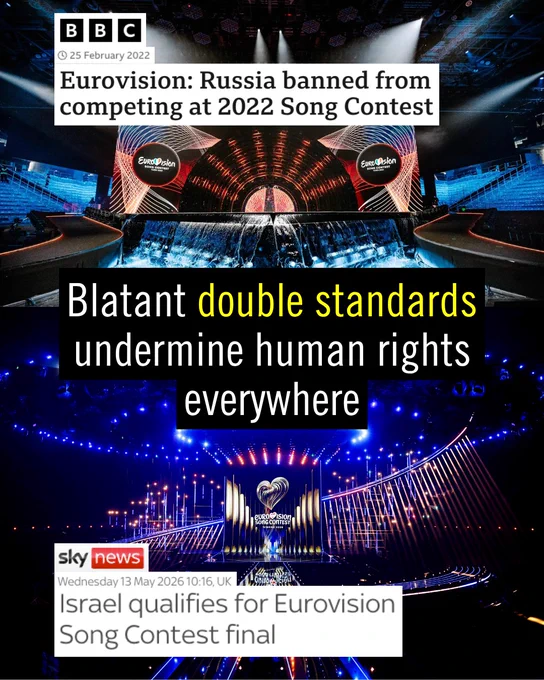Blatant double standards undermine human rights everywhere