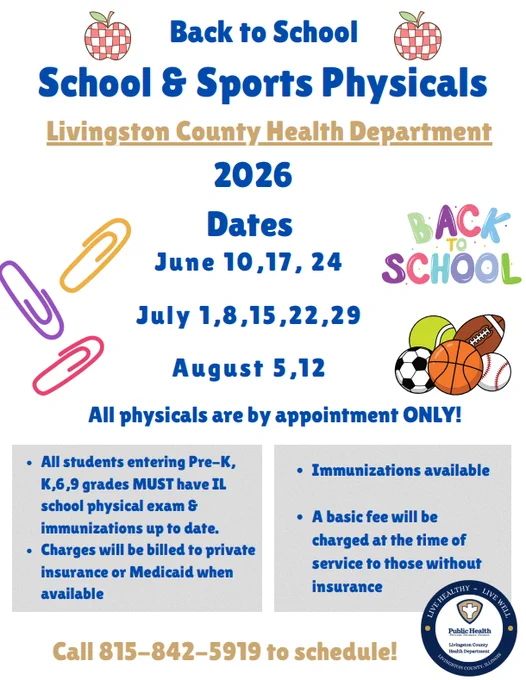 LCHD Physicals 2026