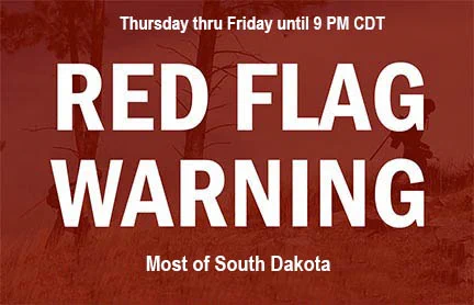 Red Flag Warning today thru Friday evening