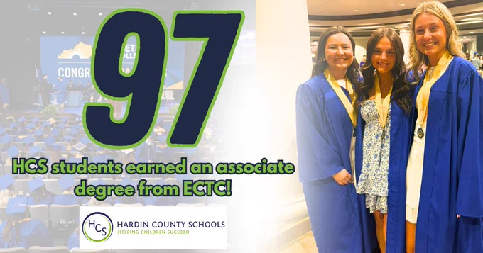 97 earned associate degrees