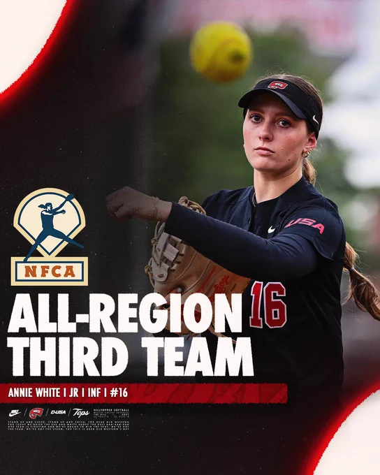 Annie White NFCA All Region Third Team