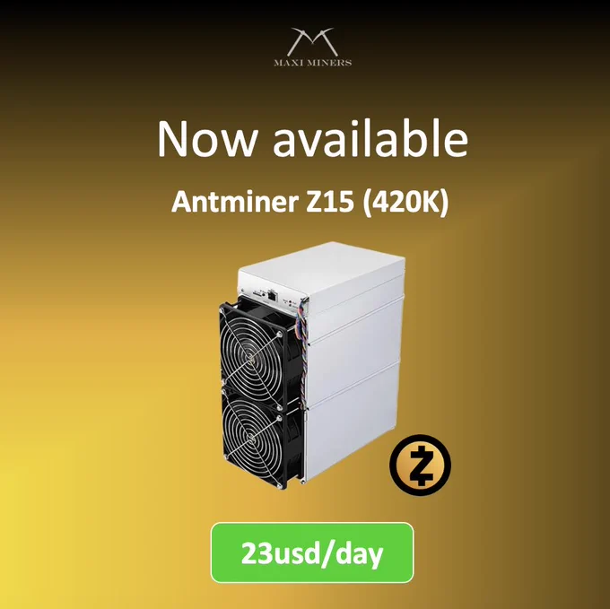 Antminer Z15 is now available at Maxi Miners