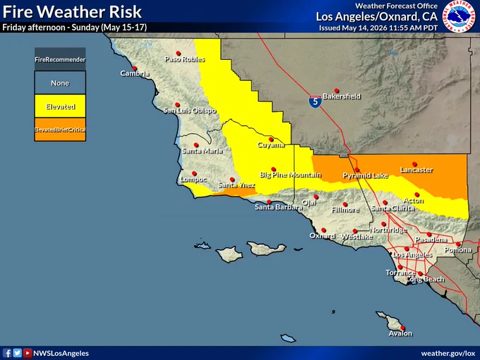 Fire Weather risk this weekend