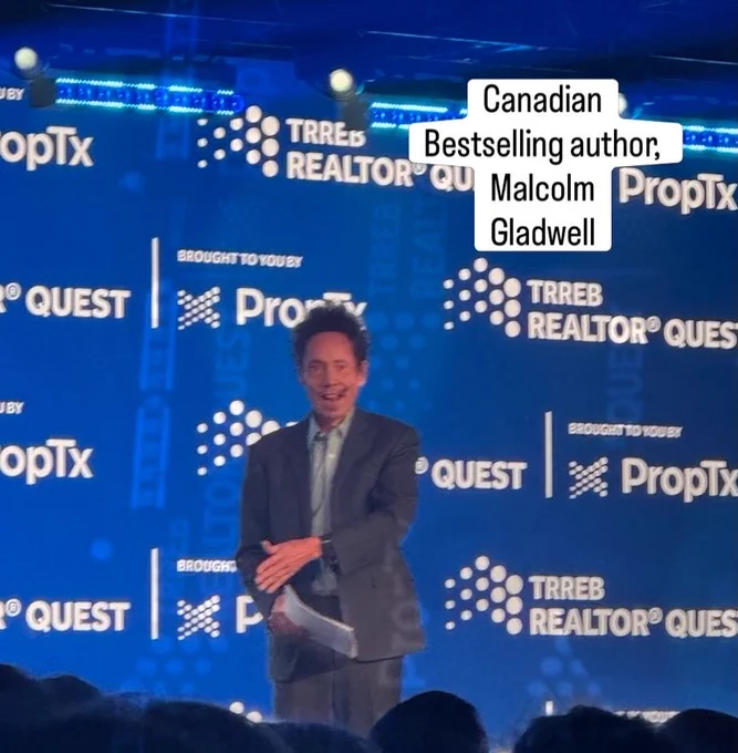 Super excited to listen to one of our favorite authors, Malcolm Gladwell, this morning! In my opinion, it was one of the best talks ever at RealtorQuest as he tailored it specifically to us. Basically, at this point in time, we’ve nothing to fear from AI in that it’s just not trustworthy enough. Yet, anyway. Until then, make yourself trustworthy with your values and work ethic and you’ve nothing to fear. 

FYI, for a great read, check out his books, Tipping Point, Outliers (my fave), Blink, or David & Goliath. Really, all his books are excellent!

#MalcolmGladwell #RealtorQuest2026 #MillenniumGroupRealEstate #KendraCutroneBroker #TonyCutroneRealtor