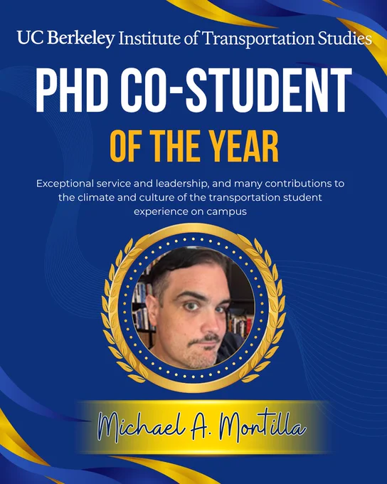 PhD Co-Student of the Year Michael A. Montilla