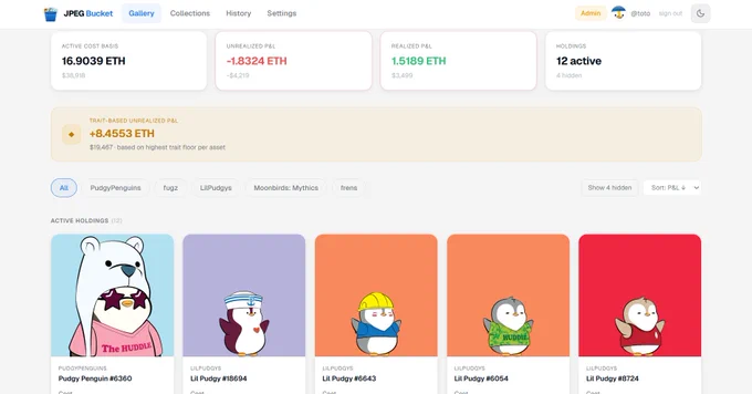 JPEG Bucket, view your NFT portfolio safely