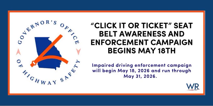 “Click It or Ticket” seat belt awareness and enforcement campaign begins May 18th