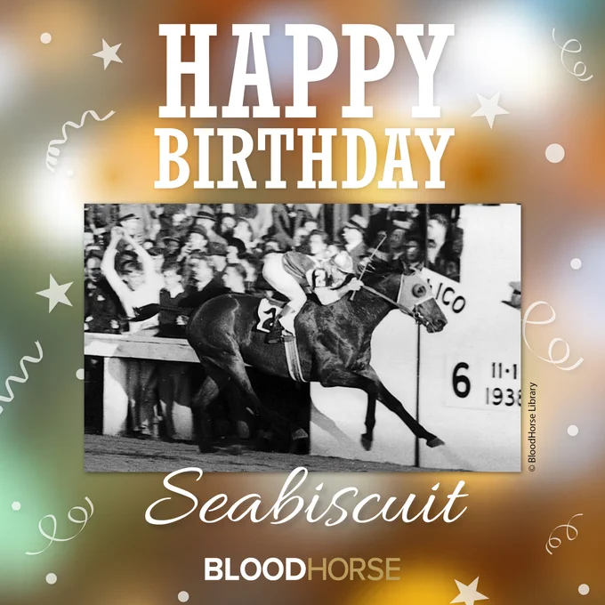 Commemorating the birthday of 1938 Horse of the Year Seabiscuit, born May 23, 1933.