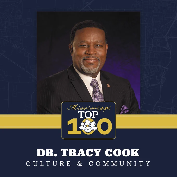 Dr. Tracy M. Cook, Alcorn State University president, named to Mississippi Top 100 Culture and Community category.