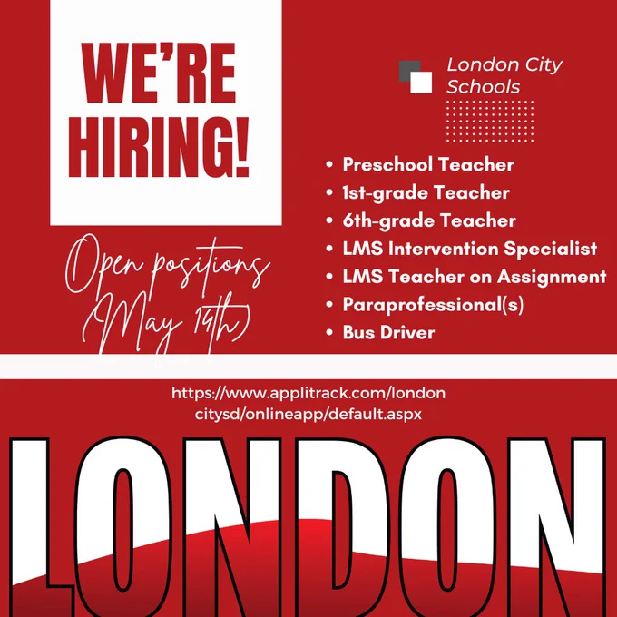 We're Hiring! May 14th 2026