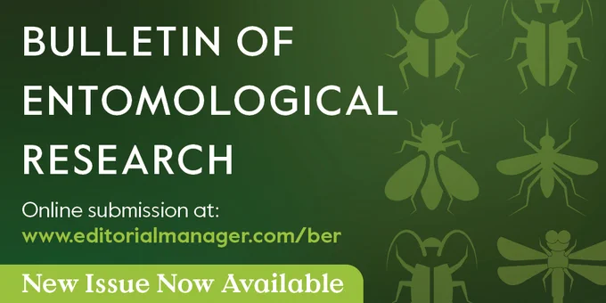 New Issue of Bulletin of Entomological Research