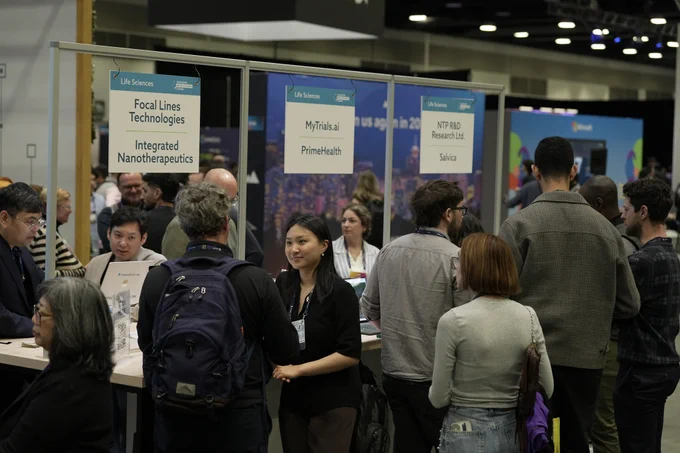 Startups pitch their ventures at the BC Pavilion at Web Summit Vancouver 2026.