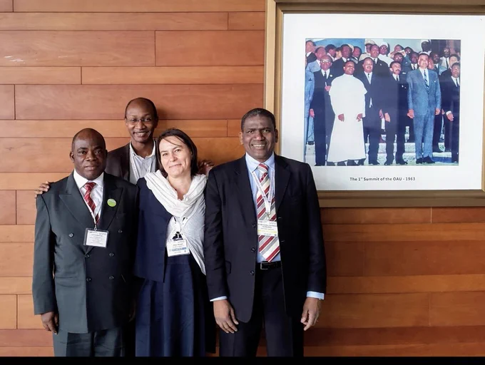 2016, Addis Ababa, closing ceremony of Meningitis Vaccine Project. MVP Team members