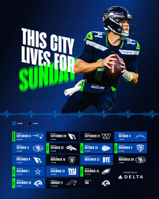 Seahawks 2026 Season Schedule