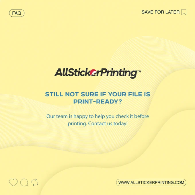 Be print-ready with AllStickerPrinting