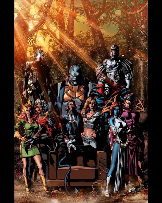 Powers of X #1 - Mike Deodato variant cover.