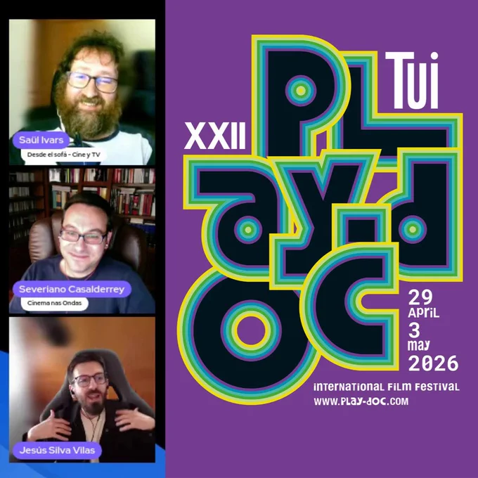 Portada del programa, versión pódcast, de Desde el sofá - Cine y TV sobre el Play-Doc Festival 2026.