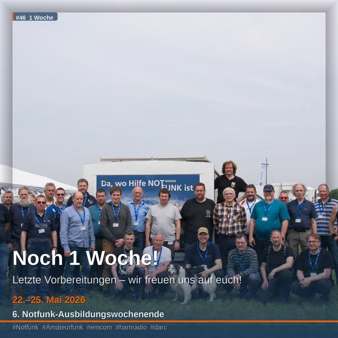 1 Woche noch