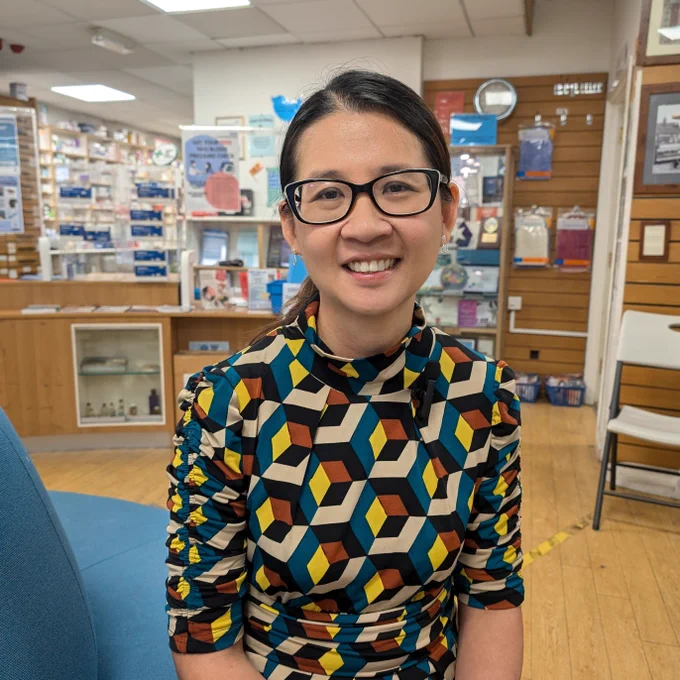 Local pharmacist, Jess.