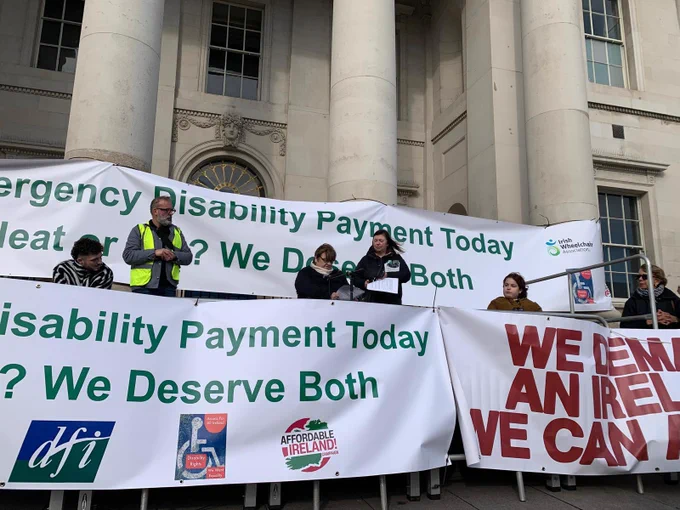 Image of affordable ireland demonstration.