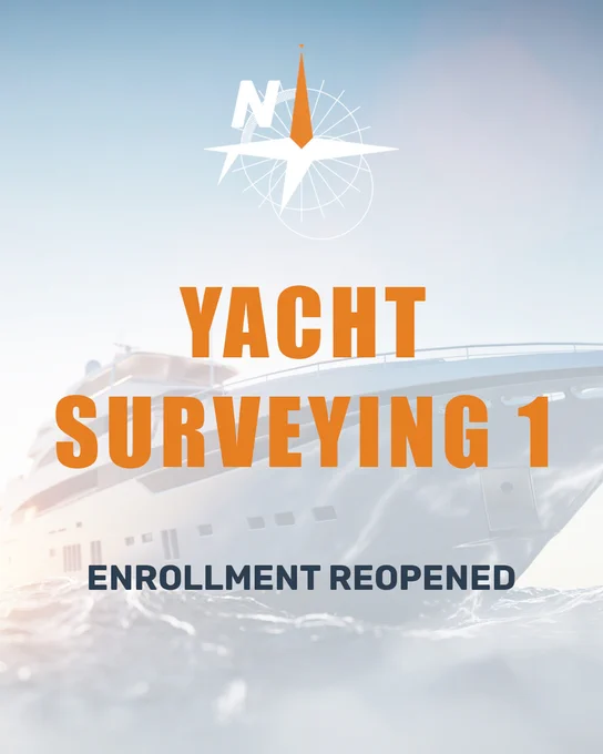 Yacht Surveying 1 🚩
🎯 https://navalapp.com/courses/yacht-surveying-1/

The Yacht Surveying 1 course has reopened for enrollment.🔥🔥🔥

🔶 As part of this update, we have completely revised the written course documentation and added new images to support the learning experience.

🔶 We have also created three new expanded videos for the GRP Craft, Steel and Aluminium Craft, and Wooden Craft lessons.

🔶 In addition, the English subtitles have been updated, and new subtitles have been added in Spanish, French, and Italian.

🔶 We are currently developing Yacht Surveying 2, which will continue the learning journey and will be released in the coming months.

👉 Whether you are passionate about boats, considering a career in marine surveying, working in the yacht industry, or simply interested in understanding how yachts are inspected and assessed, this course will help you take your first structured step into the world of yacht surveying.