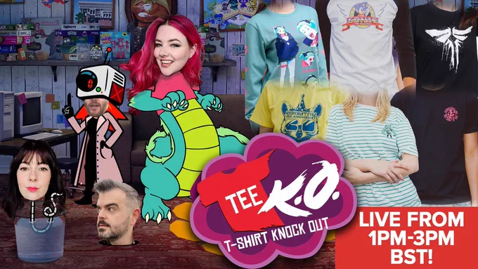 Ash, Amy, Ian and Dan playing TEE K.O.
