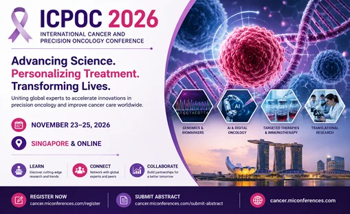 #ICPOC2026 #PrecisionOncology #CancerResearch #OncologyInnovation #AIinOncology #TranslationalResearch #CancerCare #MedicalConference #GlobalHealthcare #ClinicalResearch