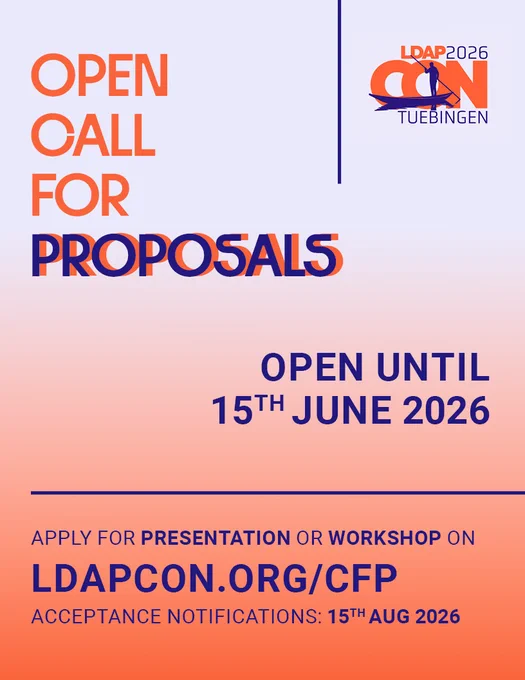 CfP LDAPCon 2026