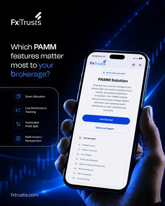 Which PAMM features matter most to your brokerage? Smart Allocation, Live Performance Tracking, Automated Profit Split, Multi-Investor Management