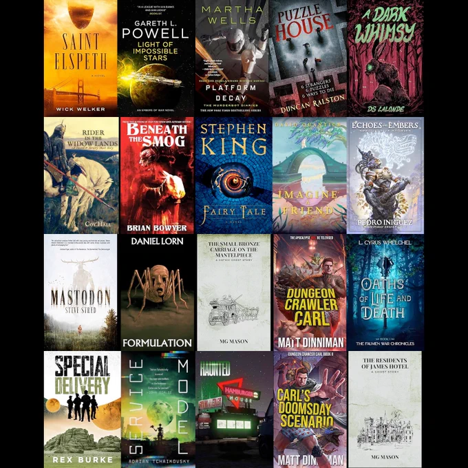 A collage of books that Michael Shotter recently read and reviewed.