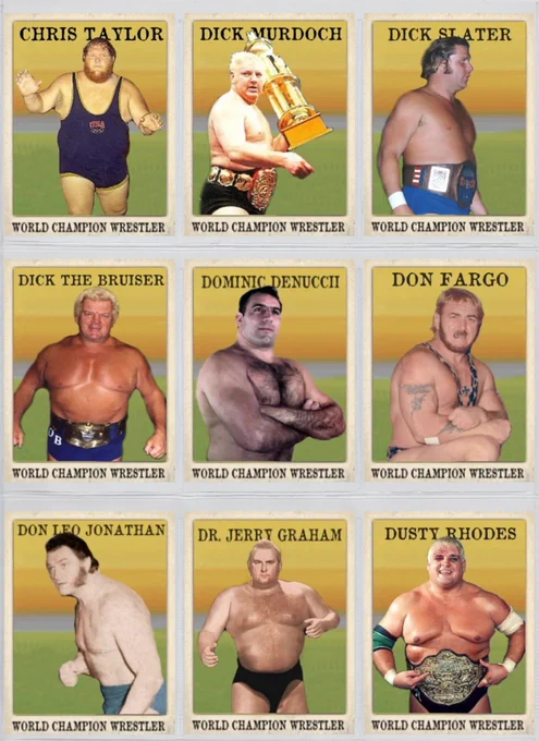 LJACards World Champion Wrestlers Series 2 2023
