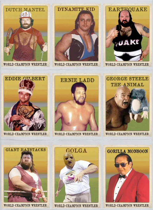 LJACards World Champion Wrestlers Series 2 2023