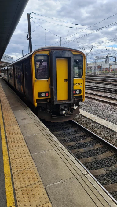 Northern Trains 150277 at Doncaster Railway Station Platform 0 
