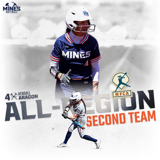 2025 NFCA Second Team All-South Central Region #4 Kendall Aragon 