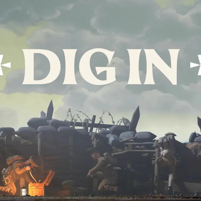 dig in