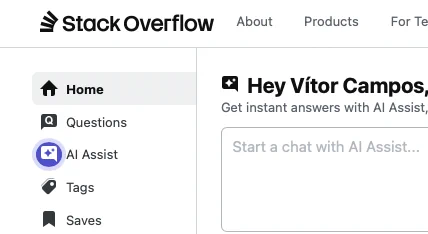 Screenshot of the account screen